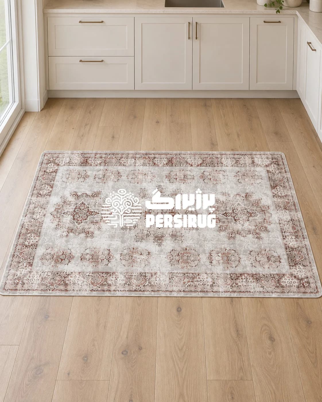 فرشینه زیره چرم نقشِ یاقوت — تصویر ۲