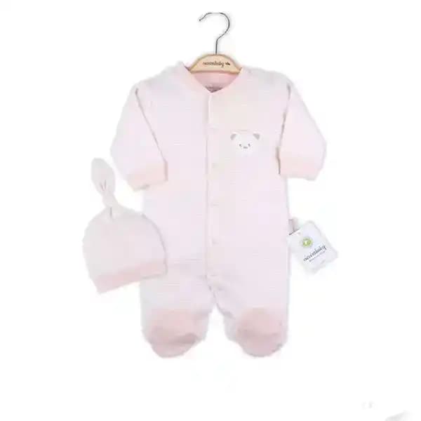 سرهمی جورابدار 2 تیکه طرح خرس راه راه برند ciccim baby — تصویر ۲