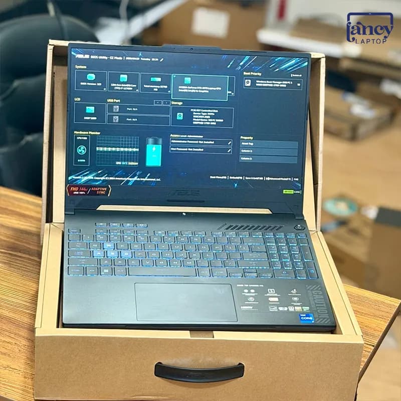 لپ تاپ اپن باکس 15.6 اینچی ایسوس TUF Gaming F15 FX507ZI Core i7-12700H 16GB DDR4 512GB SSD RTX 4070 8GB FHD IPS 144Hz — تصویر ۵
