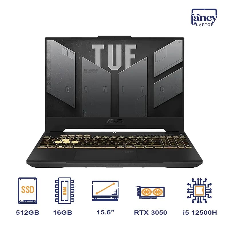لپ تاپ اپن باکس 15.6 اینچی ایسوس TUF Gaming F15 FX507ZC Core i5-12500H 16GB DDR4 1TB SSD RTX 3050 4GB FHD IPS 144Hz
