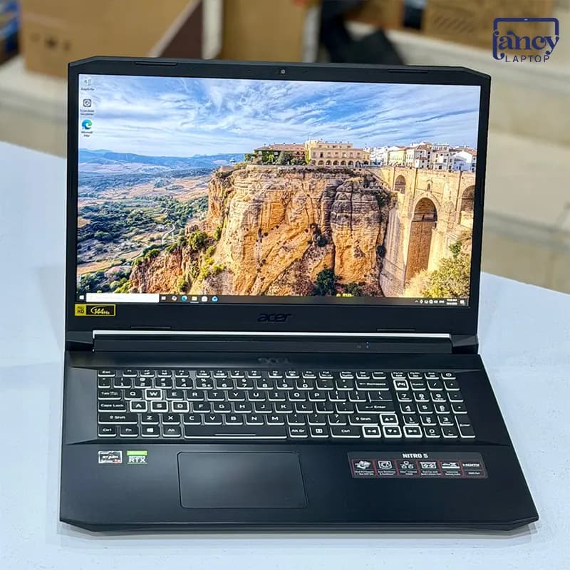 لپ تاپ استوک 17.3 اینچی ایسر Nitro 5 AN517-41 Ryzen 7 5800H 16GB DDR4 1TB SSD RTX 3060 6GB FHD IPS 144Hz — تصویر ۷