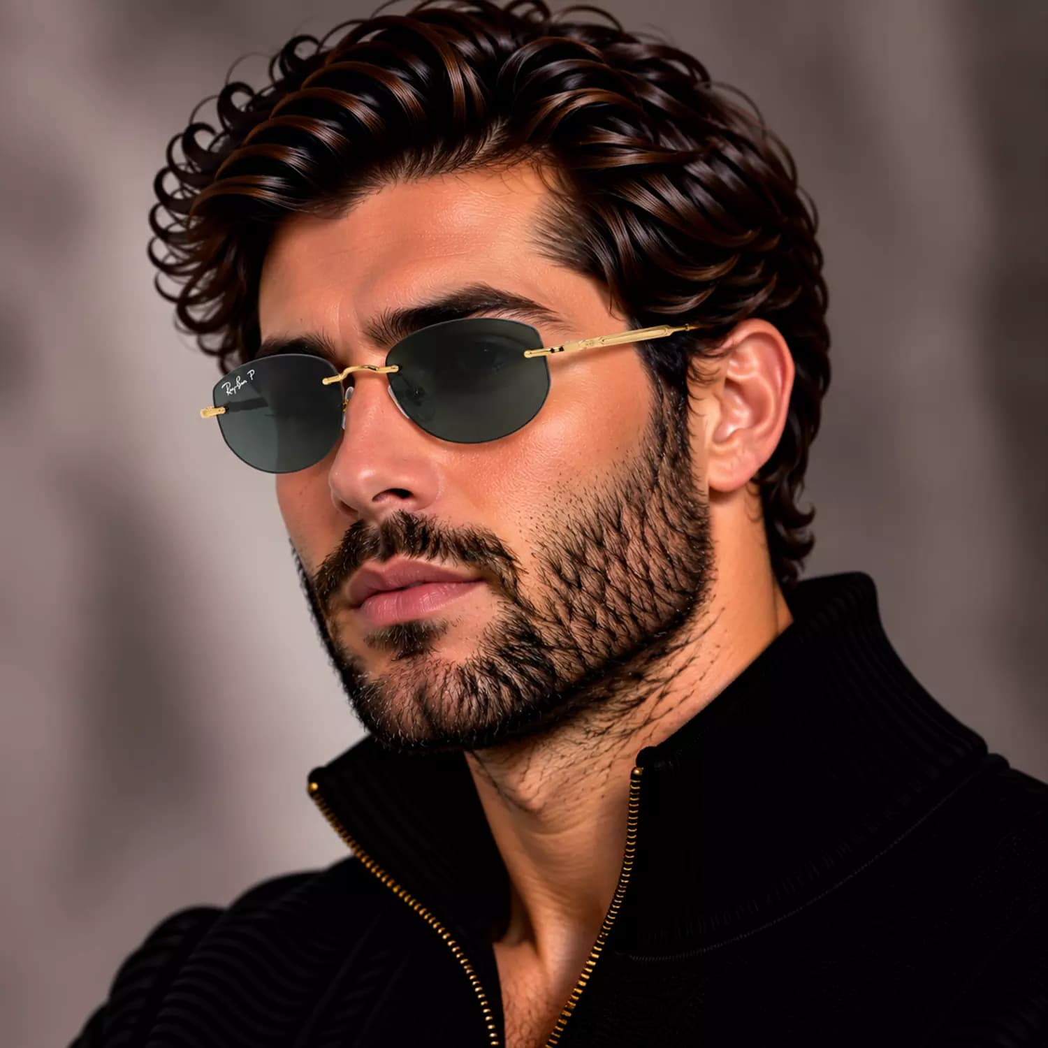 عینک آفتابی ری بن فلزی بدون فریم اورجینال کد RB3792P — تصویر ۳