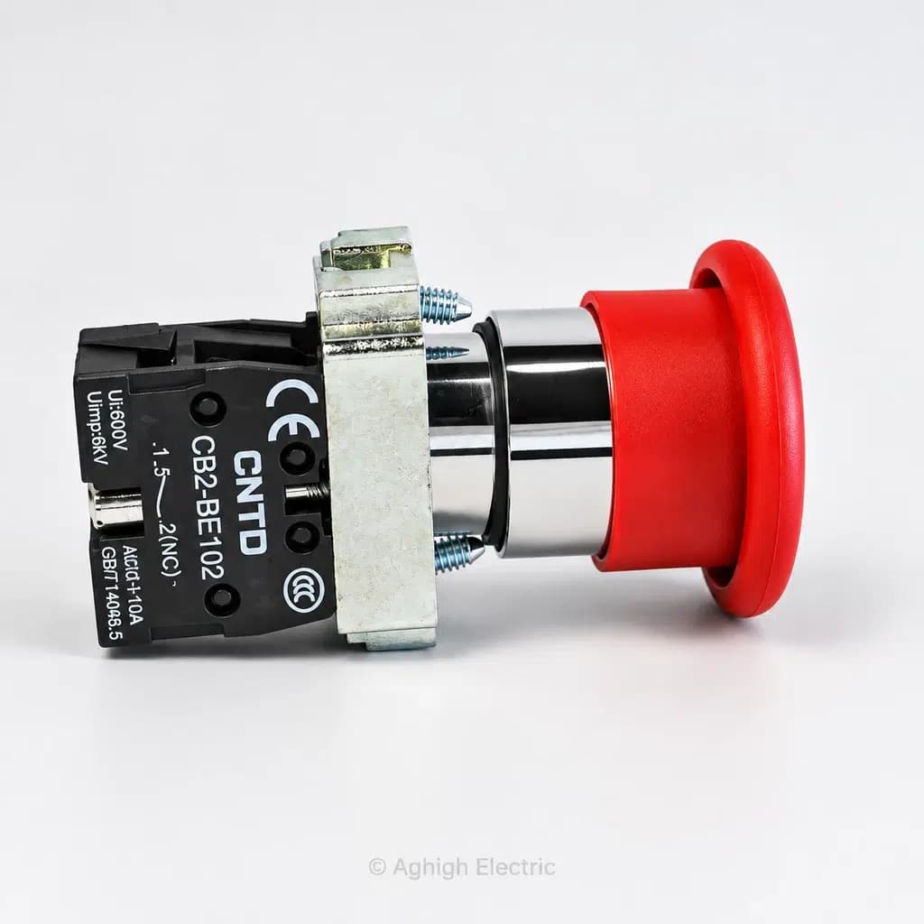 شاسی استاپ اضطراری قارچی فلزی CNTD مدل CB2-BC42