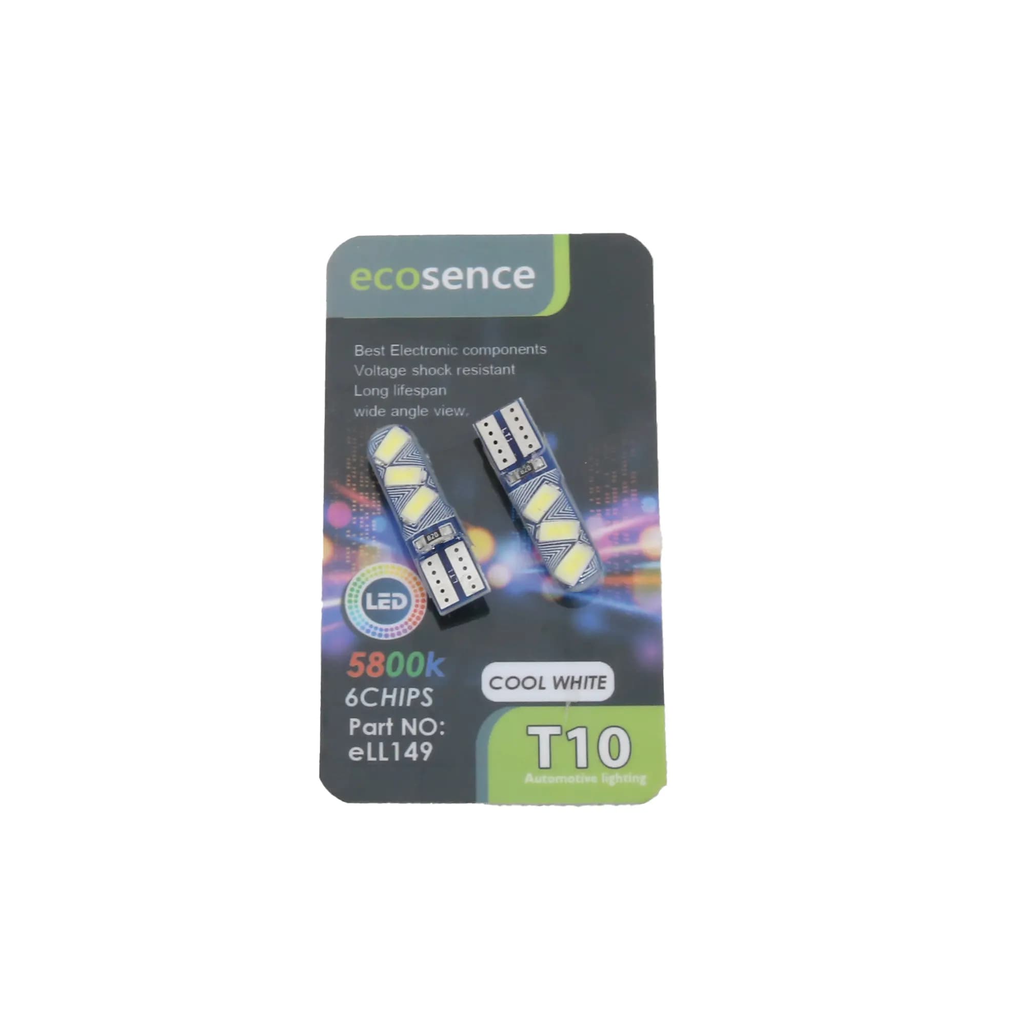 لامپ آریایی ال ای دی 2 طرفه رزین دار 6 SMD سفید | اکو ECO
