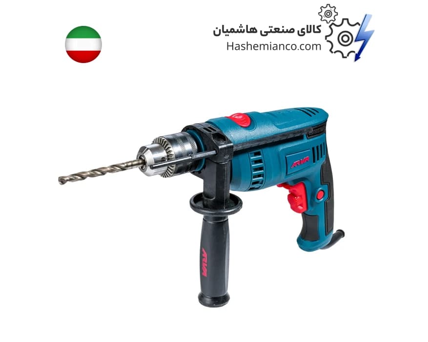 دریل چکشی آچاری ۶۵۰ وات ۱۳ میلیمتری آروا مدل ۵۳۲۷ — تصویر ۴