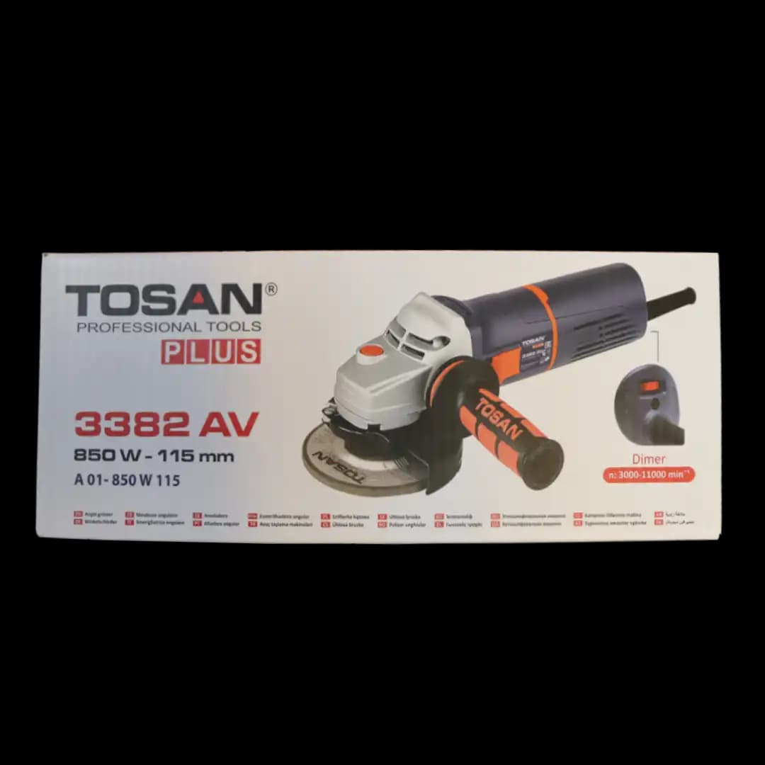 مینی فرز 115 میلی‌ متر 850 وات توسن مدل 3382AV Plus — تصویر ۲