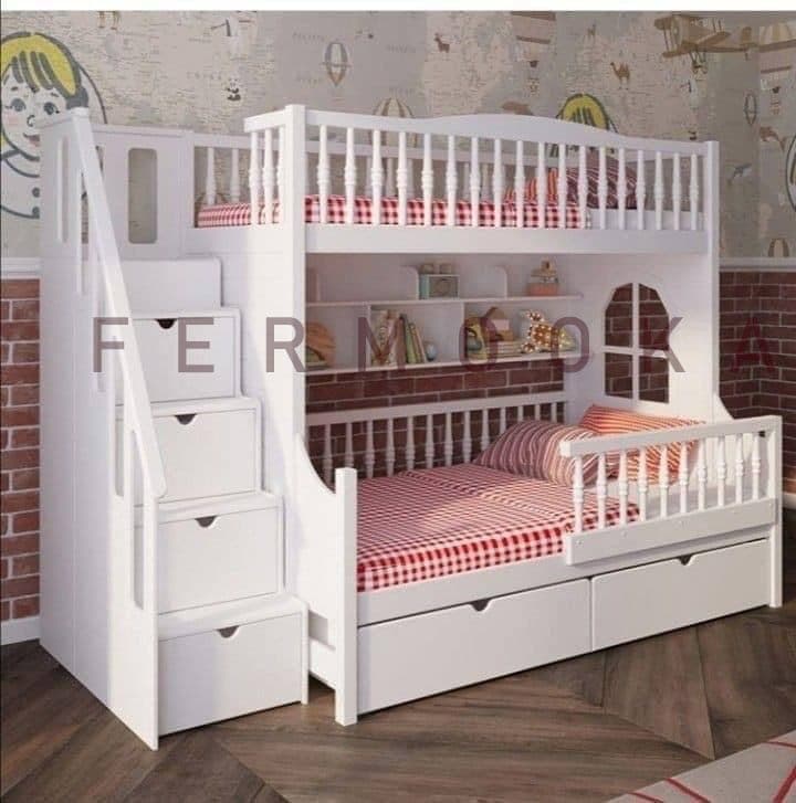 تخت دو طبقه جوان و نوجوان مدل P-03