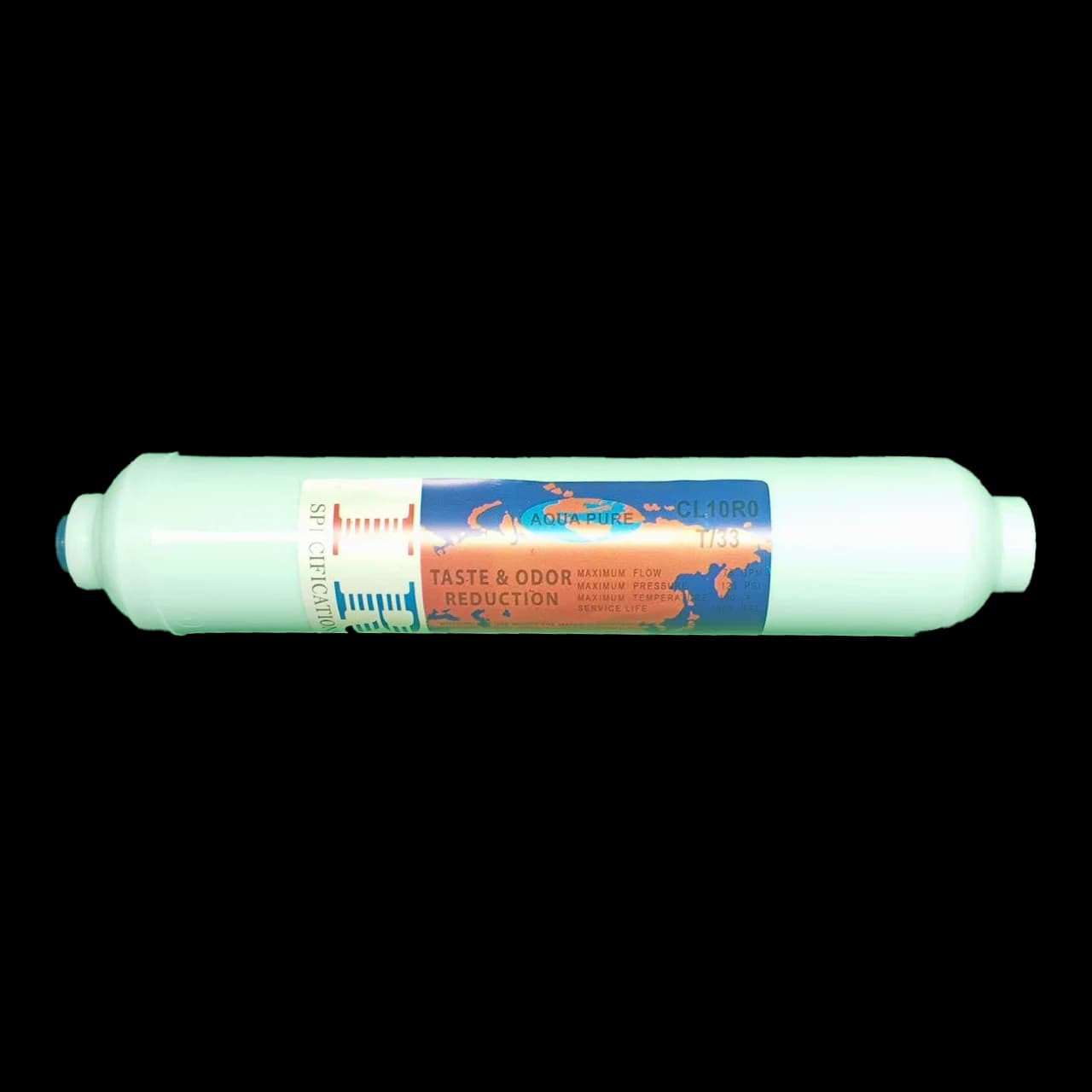فیلتر پست کربن تصفیه آب خانگی مدل CL 10RO T/33 | فیلتر مرحله پنجم