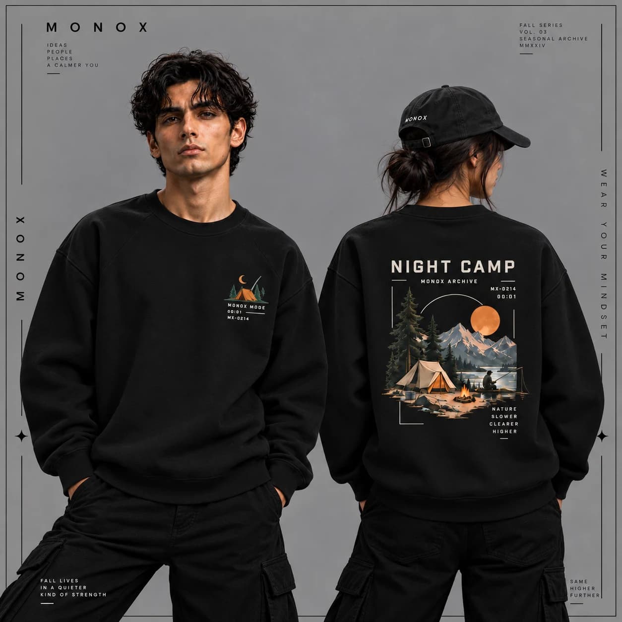 دورس NIGHT CAMP مدل کمپ شبانه | یونیسکس — تصویر ۳