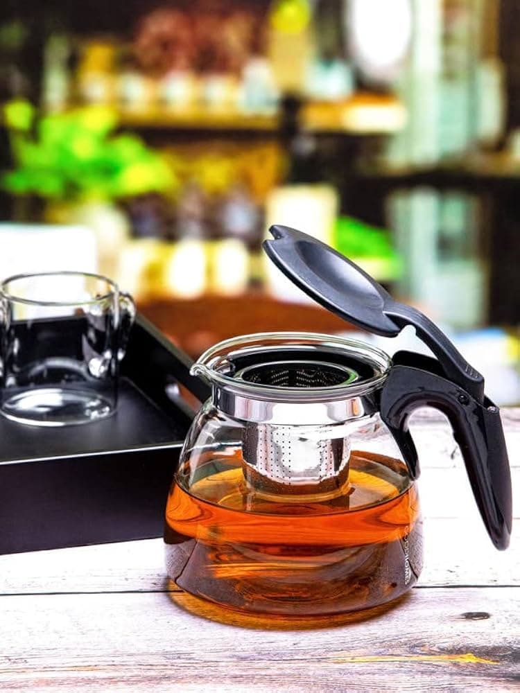 قوری پیرکس ۱۱۰۰ میلی دارای تفاله گیر