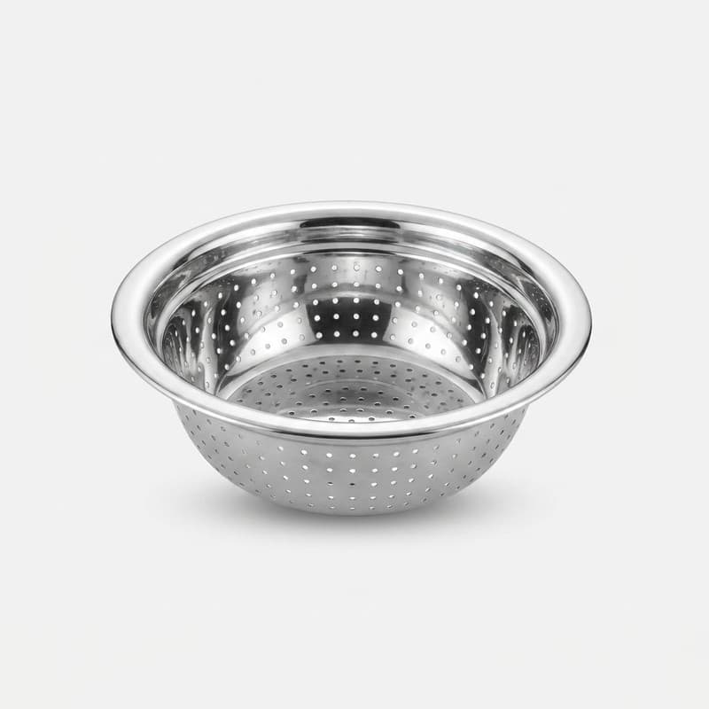آبکش تمام استیل سایز ۲۰cm — تصویر ۴
