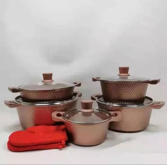 سرویس قابلمه گرانیتی ۱۰ پارچه وارداتی