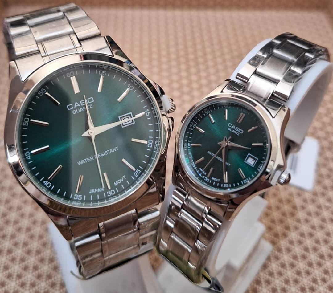 ساعت کاسیو (CASIO) زنانه صفحه سبز — تصویر ۲