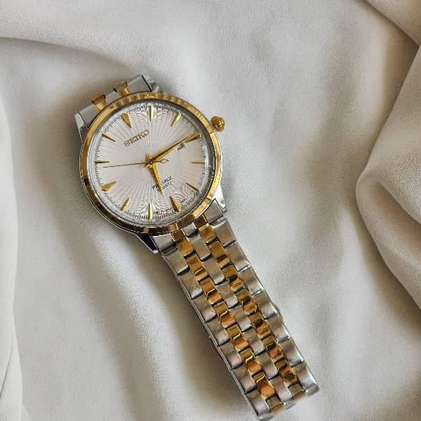ساعت سیکو (SEIKO) مردانه صفحه سفید — تصویر ۲
