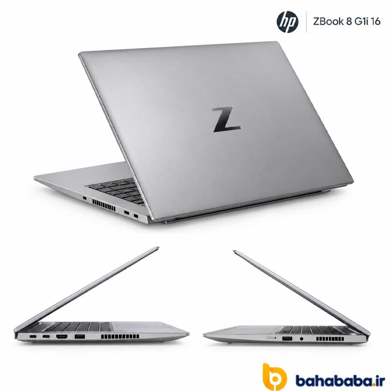 لپ تاپ استوک HP ZBook 8 G1i 16 Ultra 7-265U رم 16GB SSD 1TB گرافیک Intel + NPU سیمکارتخور — تصویر ۳