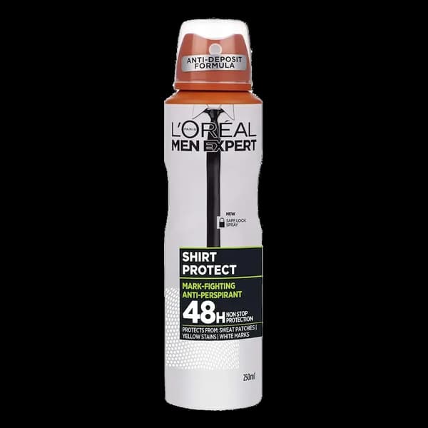 اسپری ضدتعریق مردانه لورآل پاریس مدل Shirt Protect