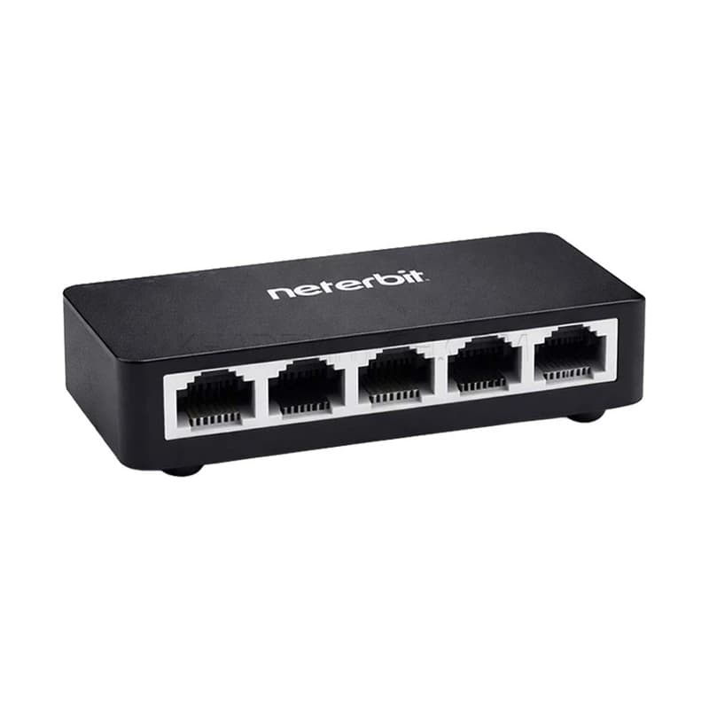 سوییچ هوشمند مدیریتی 5 پورت نتربیت مدل NETERBIT NES-1005E-C