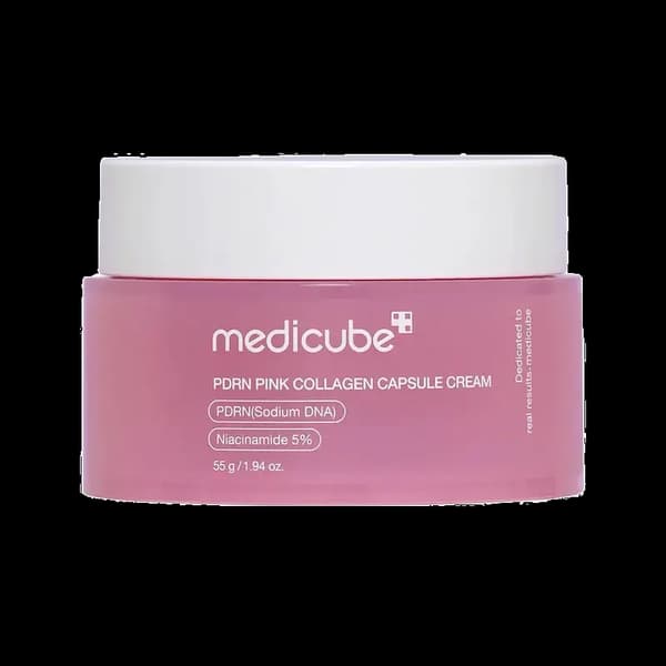 کرم کپسولی مدیکیوب مدل PDRN Pink Collagen Capsule Cream