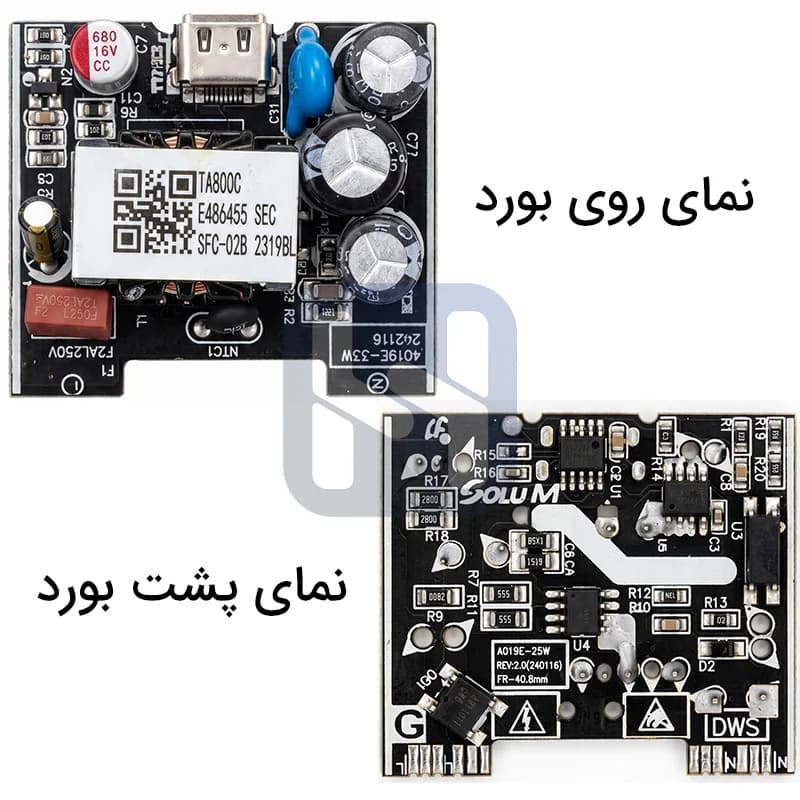 شارژر 25 وات سامسونگ مدل EP-TA800 به همراه کابل — تصویر ۳