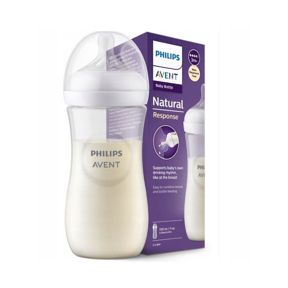 شیشه شیر فیلیپس اونت مدل نچرال ریسپانس گنجایش 260 میلی لیتر — تصویر ۳