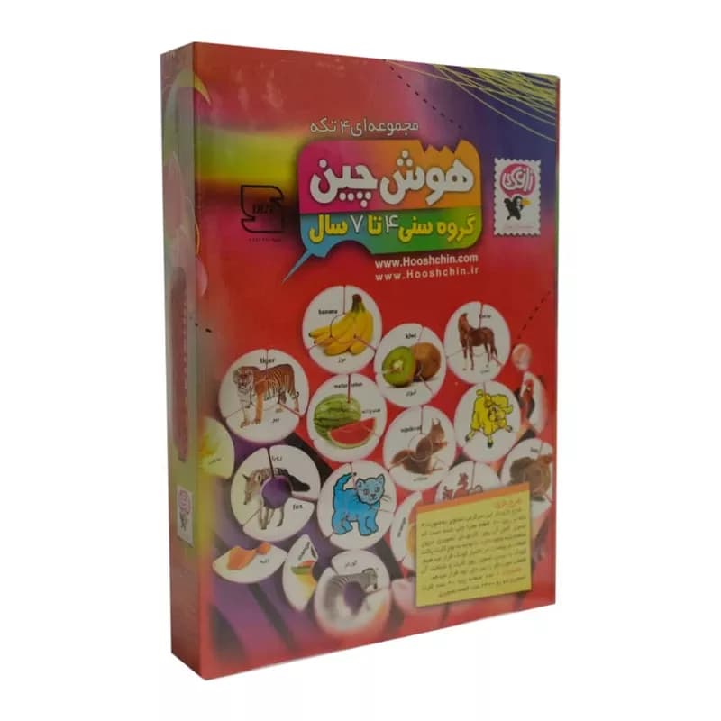 بازی فکری هوشچین ۴ تکه/ گروه سنی ۴ تا ۷ سال