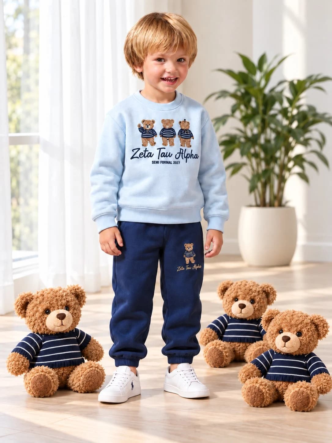 ست بلوز و شلوار بچگانه طرح تدی/Teddy bear