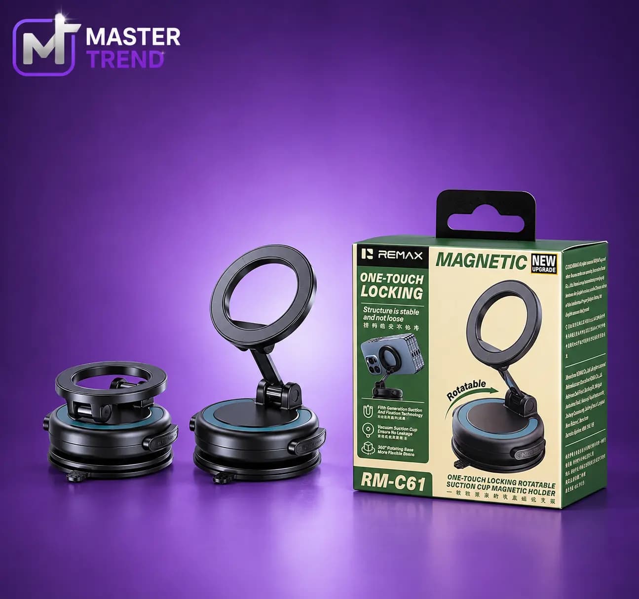 هولدر وکیومی اورجینال ریمکس REMAX RM-C61