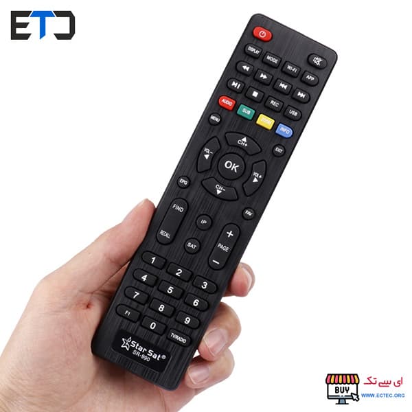 ریموت کنترل رسیور استارست 990 اچ دی Starsat 990 HD — تصویر ۳