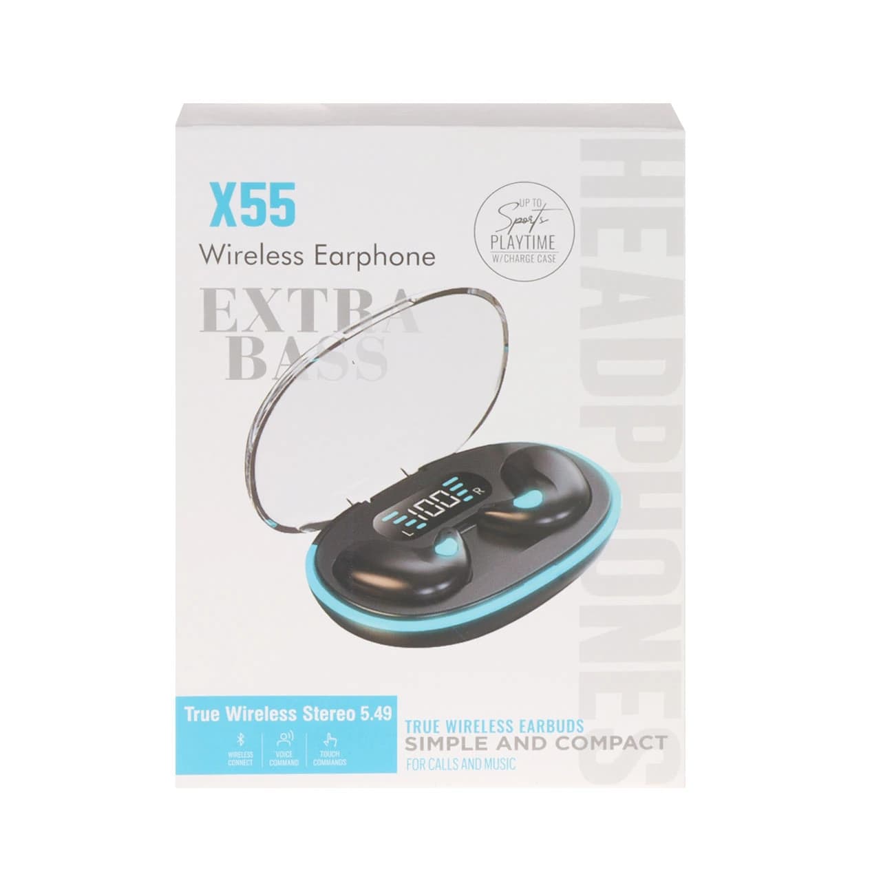 ایرفون بی سیم مدل X55 – زرد — تصویر ۶