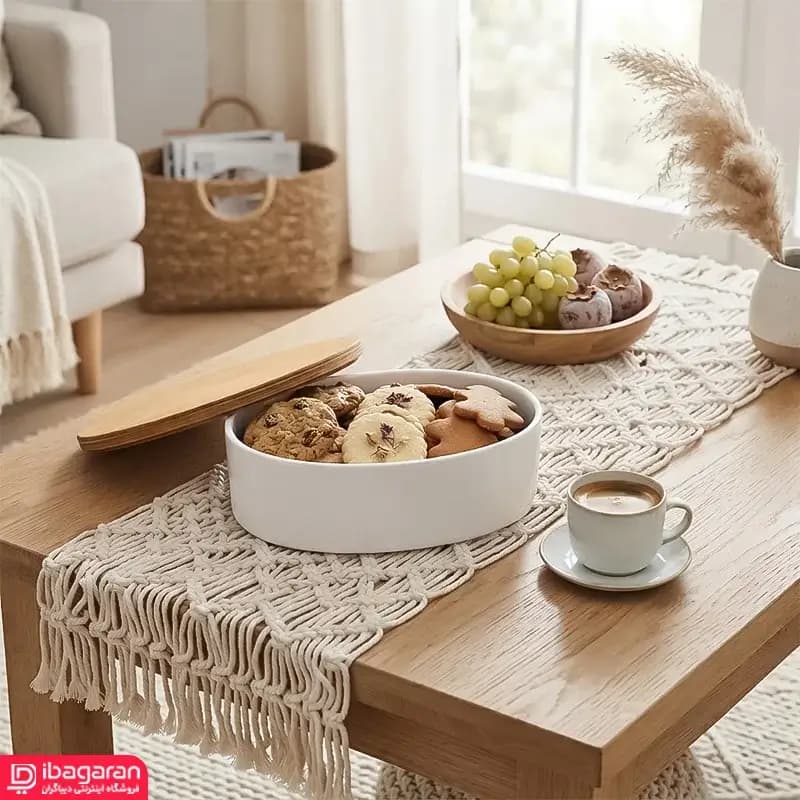 بانکه کوکی سرامیک بیضی کارولین