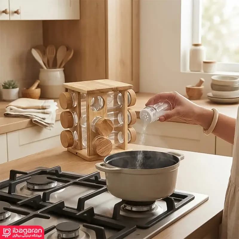جا ادویه ۱۲ عددی گردان کارولین