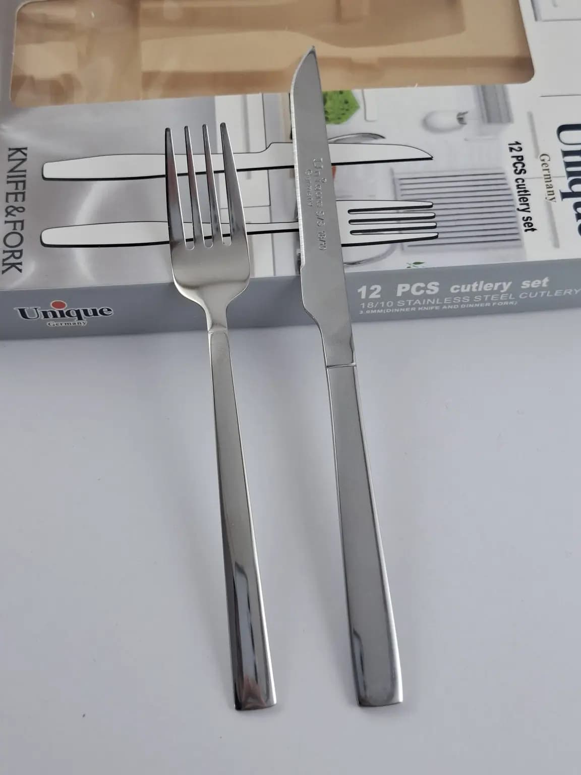 کارد و چنگال میوه خوری یونیک 12 پارچه مدل شیکاگو — تصویر ۲