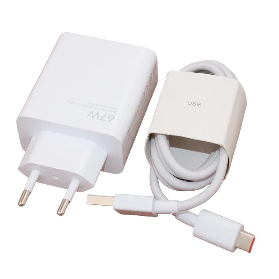 شارژر اورجینال شیائومی مدل 67W به همراه کابل USB-C — تصویر ۲