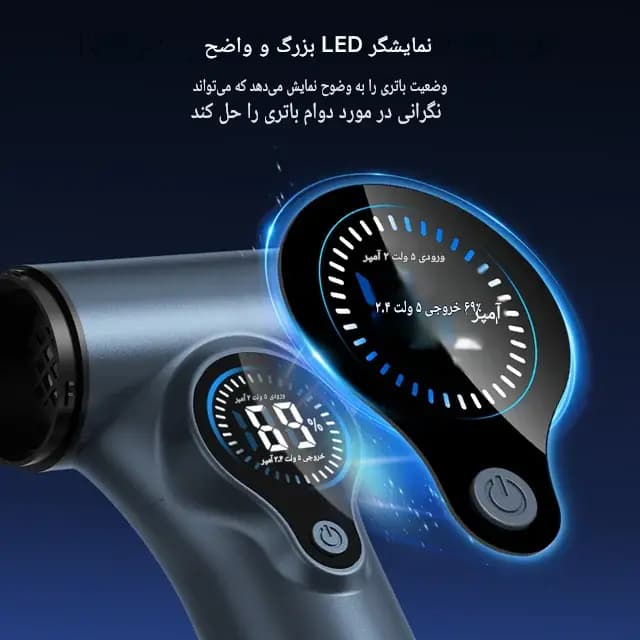 جامپ استارتر و کمپرسور هوا | استارت خودرو 1000 آمپر + مکنده و دمنده 3 کاره — تصویر ۵