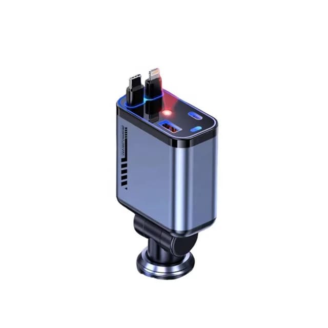شارژر فندکی کهکشانی 4کاره 120 وات مدل ZL-07 | فست شارژ سریع