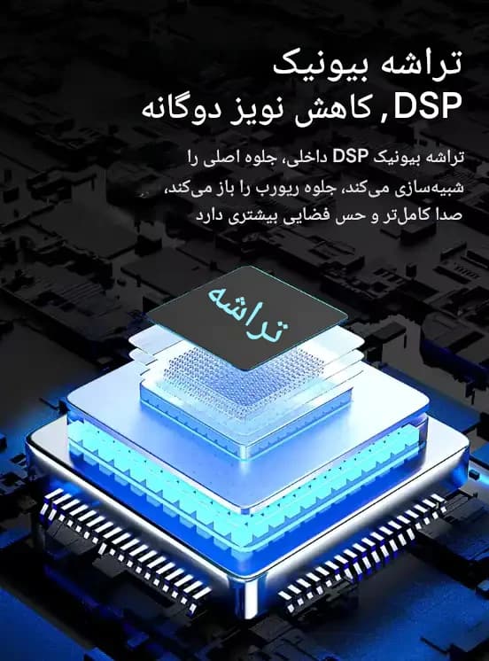 میکروفون یقه‌ای بی‌سیم ۴ نفره مدل S16S مناسب آیفون و Type-C با پایه شارژ – حذف نویز، کیفیت صدای HD — تصویر ۵