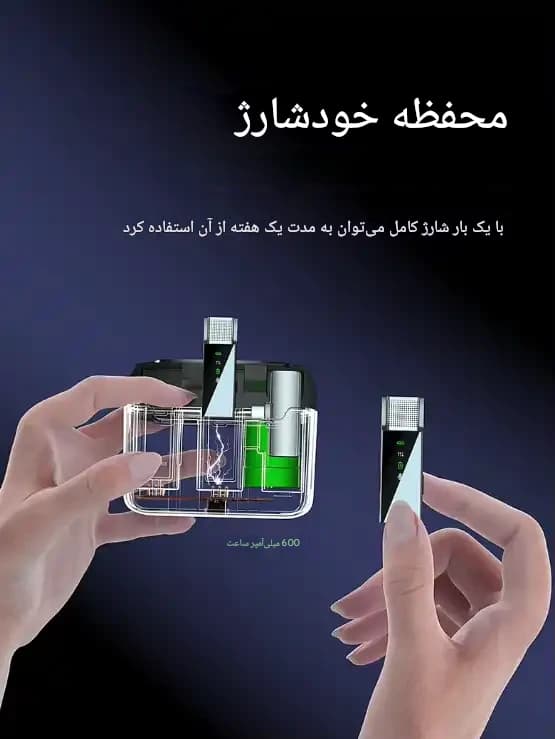 میکروفون یقه‌ای بی‌سیم ۴ نفره مدل S16S مناسب آیفون و Type-C با پایه شارژ – حذف نویز، کیفیت صدای HD — تصویر ۶
