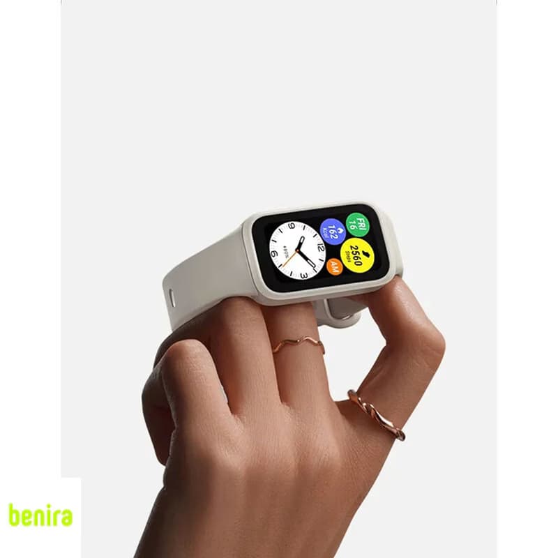 ساعت هوشمند 46 میلیمتری شیائومی مدل Smart Band 9 Active، کنترل موسیقی، کنترل سطح اکسیژن خون، شمارش ضربان قلب، پایش وضعیت خواب، با بند پلاستیکی — تصویر ۴