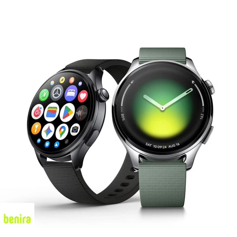 ساعت هوشمند 47 میلیمتری شیائومی مدل Watch 5 با بند سیلیکونی، سازگار با اندروید 8.0 به بالا — تصویر ۲