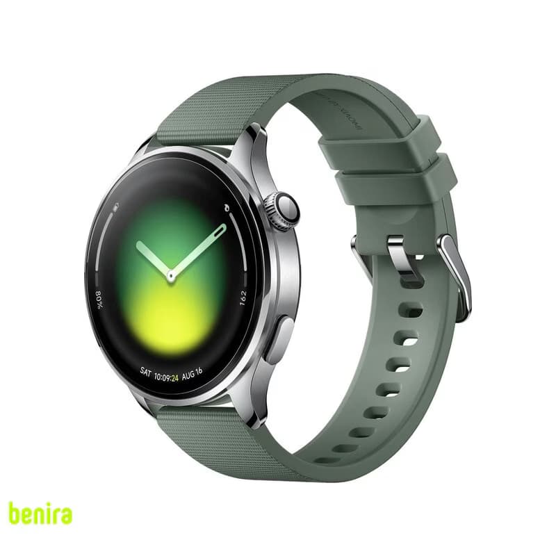 ساعت هوشمند 47 میلیمتری شیائومی مدل Watch 5 با بند سیلیکونی، سازگار با اندروید 8.0 به بالا