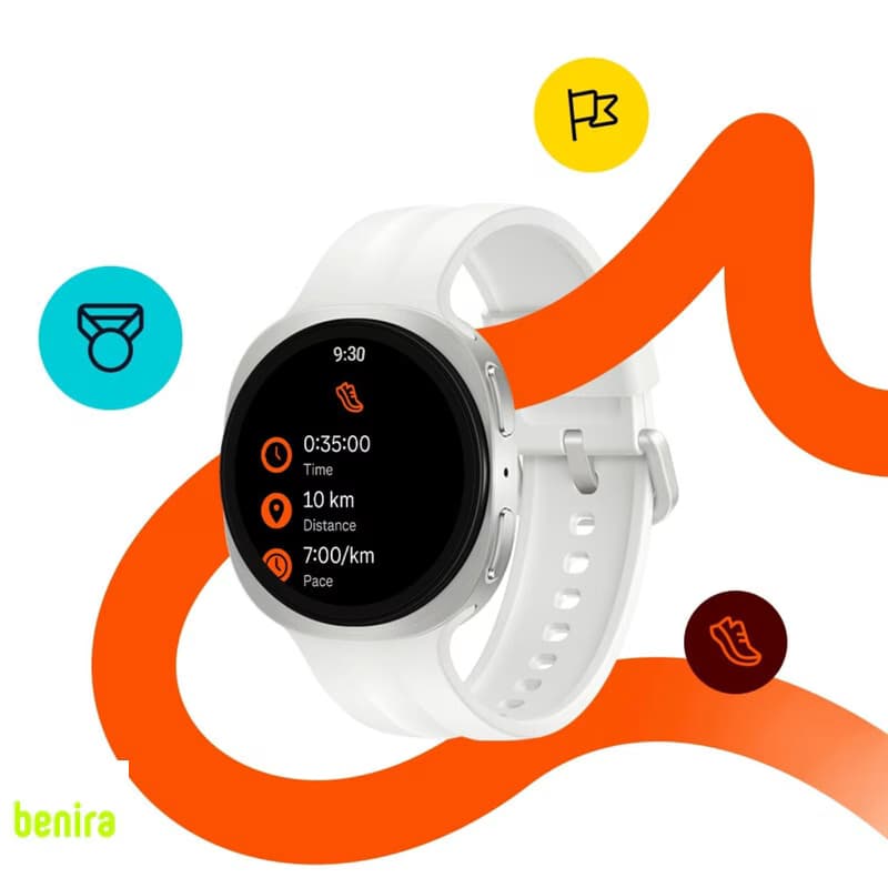 ساعت هوشمند 40 میلیمتری سامسونگ مدل Galaxy Watch 9 با بند سیلیکونی، سازگار با گوشیهای هوشمند سامسونگ — تصویر ۷