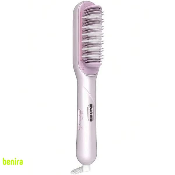 برس حرارتی بخاردار شیگلم مدل Hydra Shot Steam straightening brush Pro وزن 775 گرم با مخزن بخار داخلی و سیستم یونساز