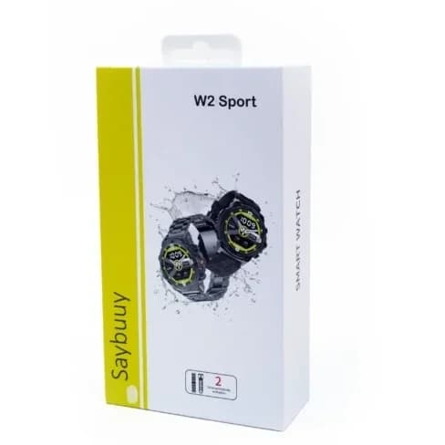 ساعت هوشمند سی بای مدل Saybuuy W2 SPORT با صفحه نمایش گرد AMOLED و ضد آب — تصویر ۲