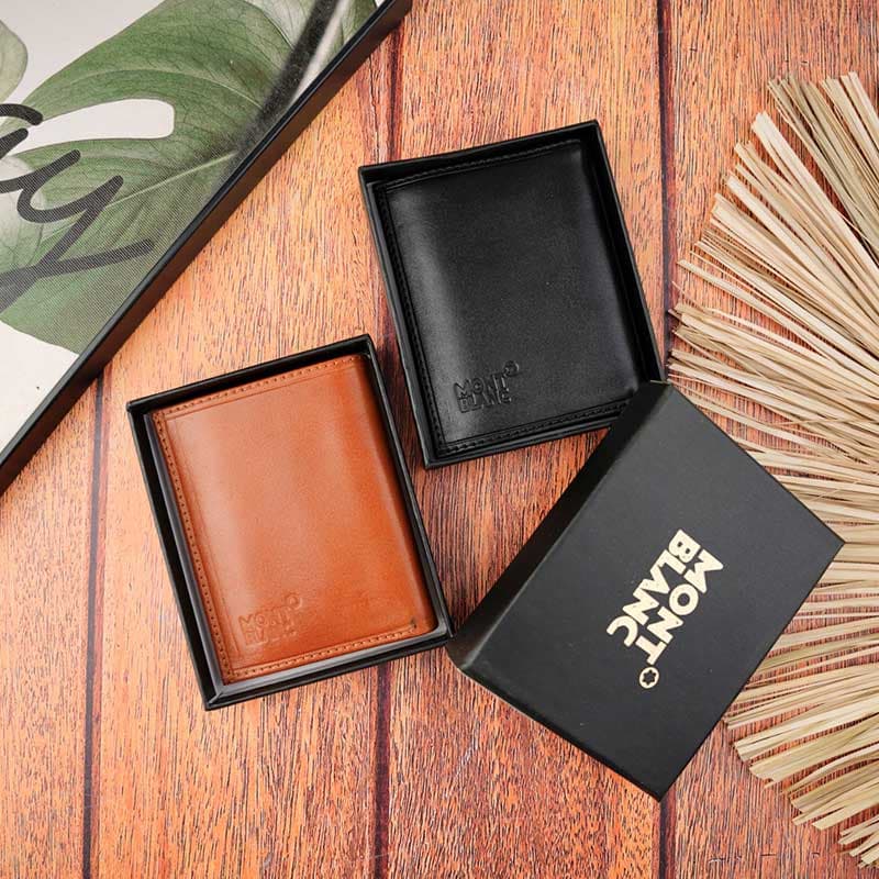 کیف پول کتابی ساده چرم 25-125