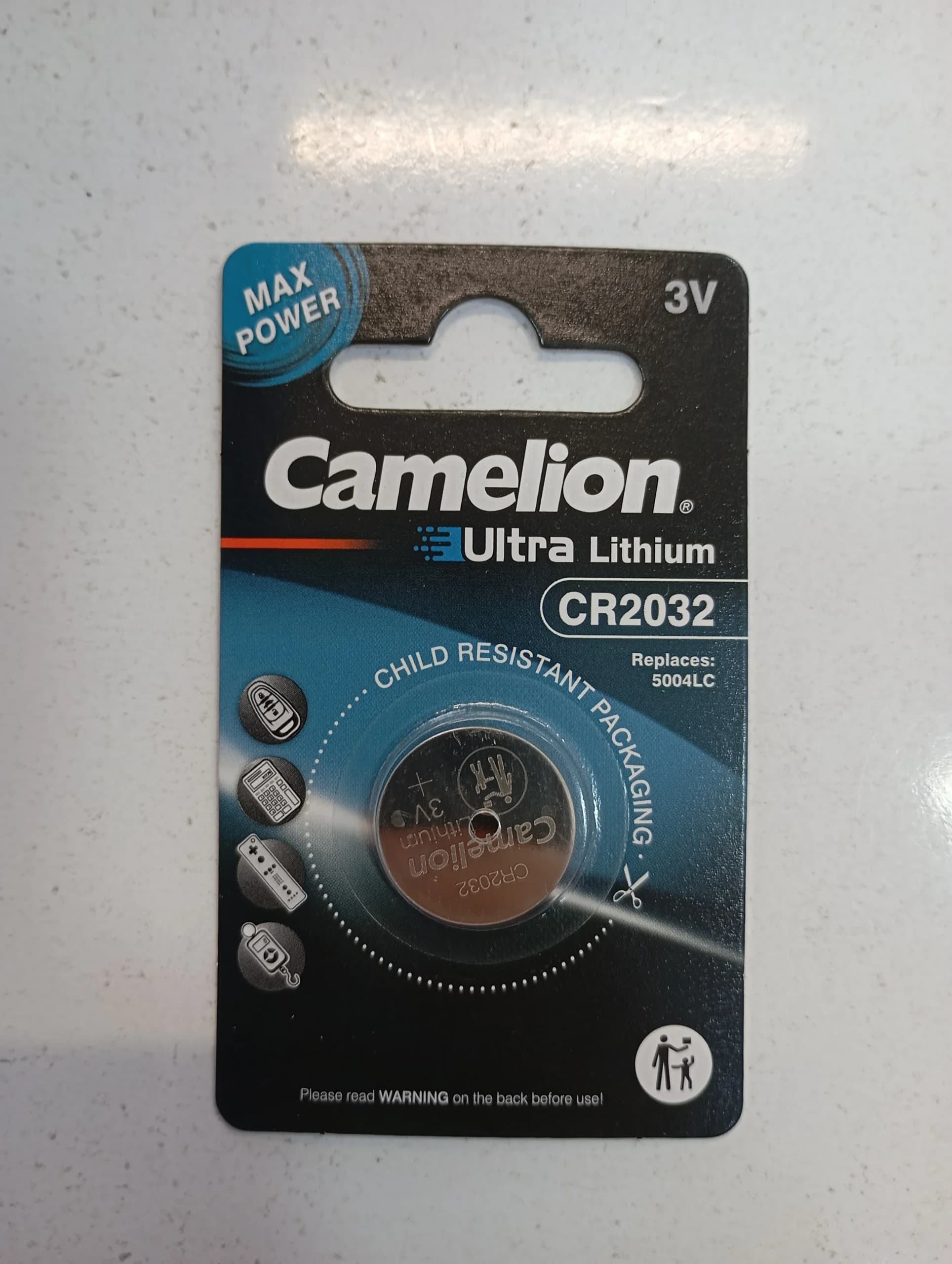 باطری دزدگیر camelion مدل cr2032 3v — تصویر ۲
