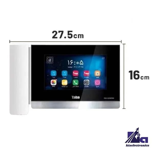 پکیج آیفون تصویری سه واحدی تابا TVD-1070 PRO و پنل سهند 1860 — تصویر ۵