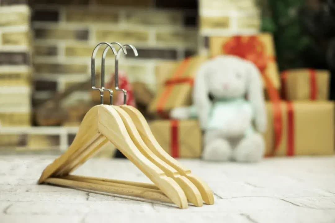 چوب لباسی چوبی درجه یک وارداتی کد CH011