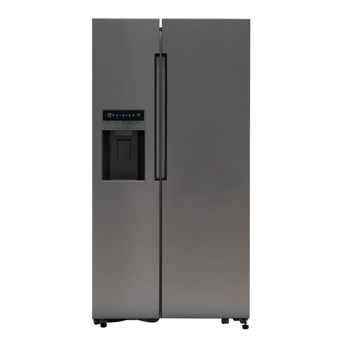 ساید بای ساید اسنوا سری آوان ۲۸ فوت مدل S1Di-S100-S رنگ طرح استیل