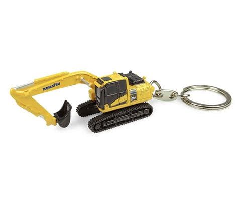 جاکلیدی فلزی مینیاتوری بیل مکانیکی کوماتسو Komatsu جاکلیدی کلکسیونی ماشینآلات راهسازی و معدنی