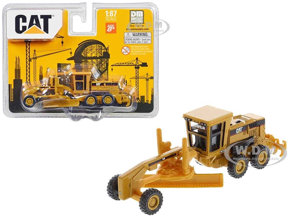 ماکت فلزی گریدر کاترپیلار CAT 163H برند Diecast Masters مقیاس 1به87 پاپی استور